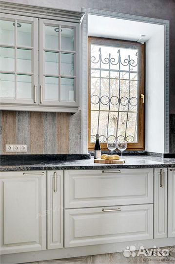 Кухни на заказ, Ясень, цвет 