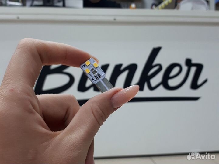 Светодиодная LED автолампа T10 atom 5700K