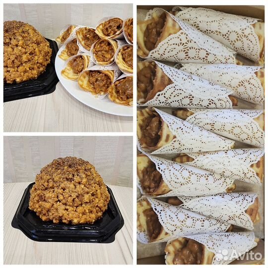 Орешки со сгущенкой Трубочки со сгущёнкой