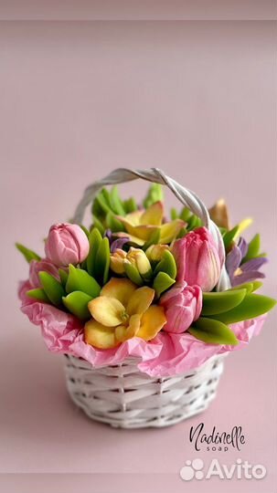 Букет цветов на 1 сентября. Мыло ручной работы