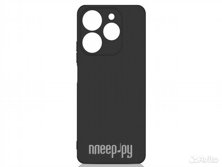 Чехол DF для Tecno Spark 10 Pro Silicone Black