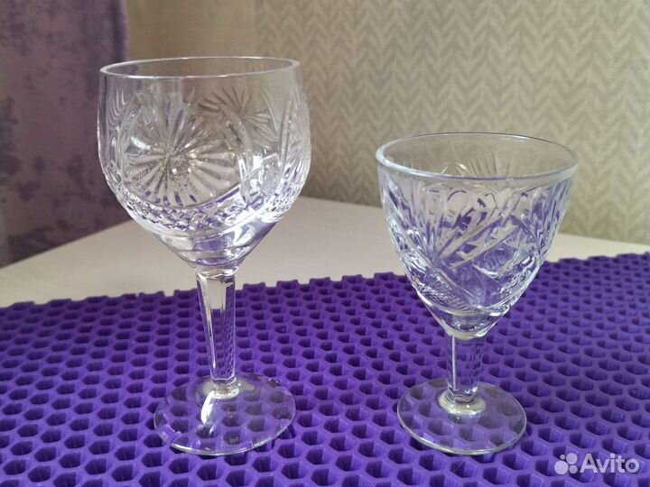 Рюмки,стопки, салатницы хрусталь