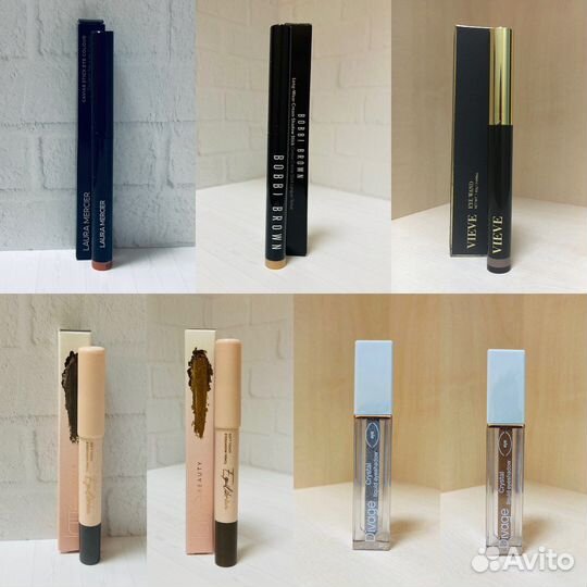 Тени, пудры, румяна, хайлайтеры, праймеры