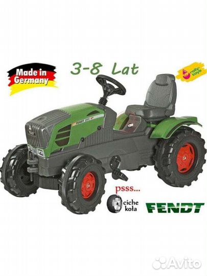 Веломобили Rolly Toys Rolly Toys rollyFarmTrac Wielki Traktor Fendt na peday#5351