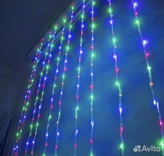 Гирлянда водопад