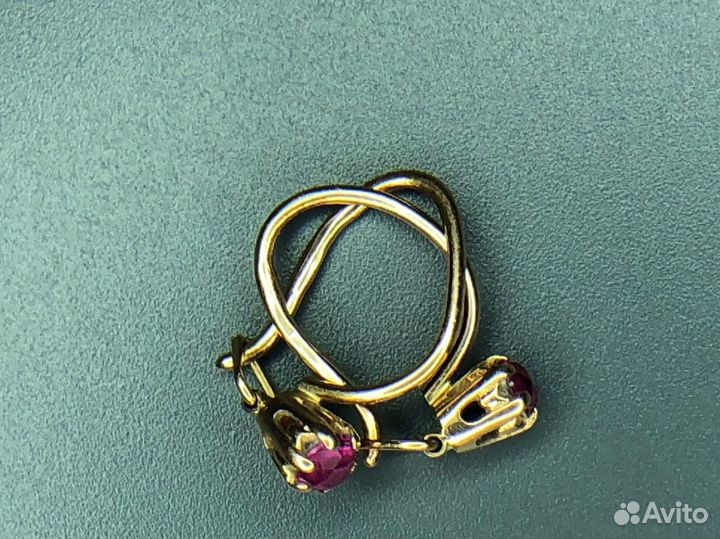 Золотые серьги 585 СССР