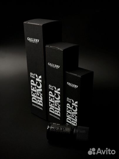 Deep black Gallery Tattoo Ink. Тату краска