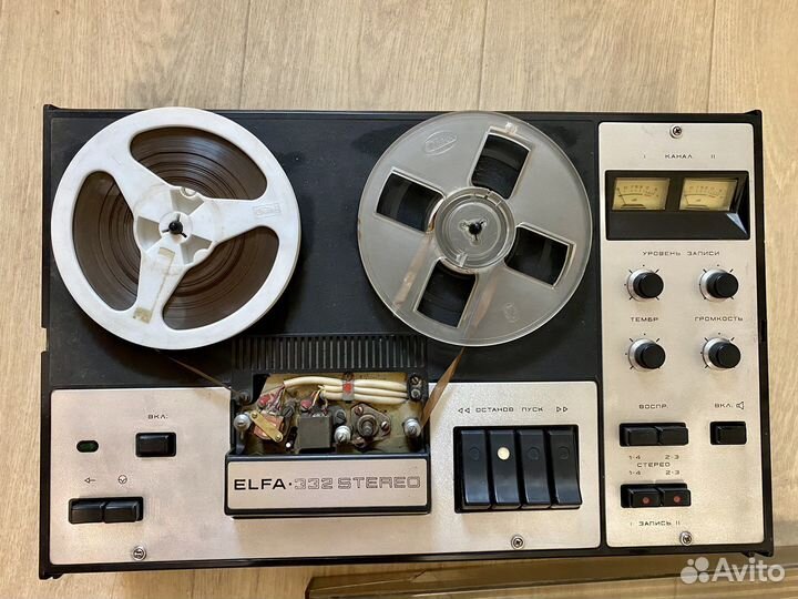Катушечный магнитофон elfa 332