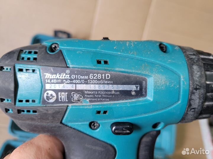 Шуруповерт makita 14,4v бу