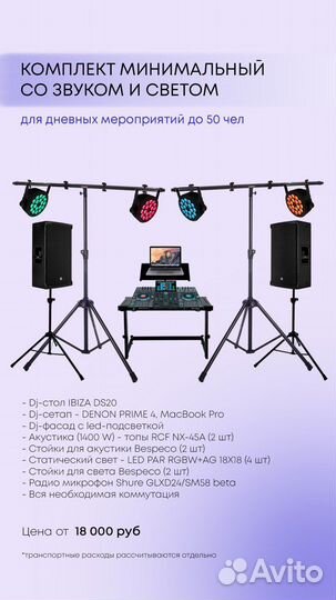 Профессиональный Диджей. Звук, Свет, Проектор