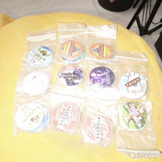 Фишки сотки кепсы из 90х