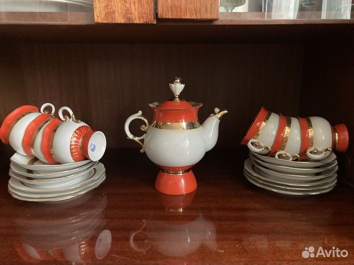 Чайный сервиз СССР 28 предметов