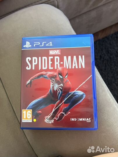 Диск на Sony PS4 spider-man