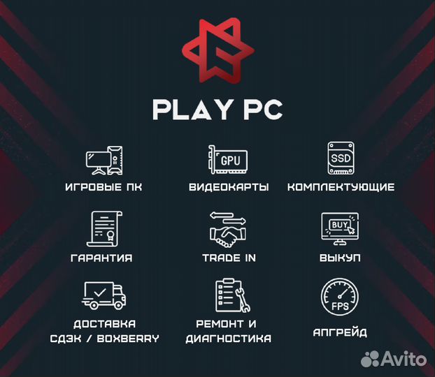 Игровой пк i3 12100f RTX 2060 Super 8gb