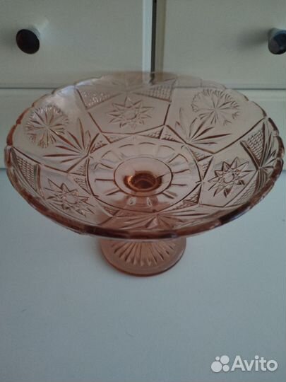 Посуда СССР цветное стекло