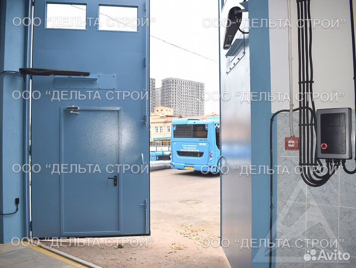 Противопожарные распашные ворота впм