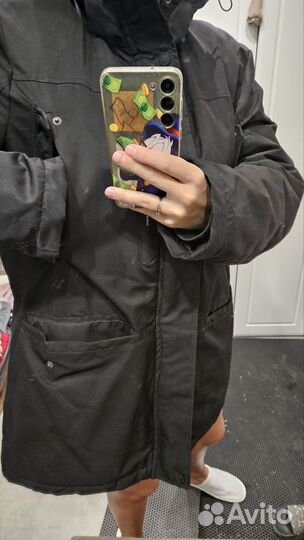 Пуховик зимний мужской 56 с мехом