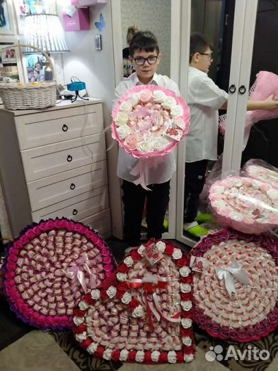 Букет из конфет сладкий подарок