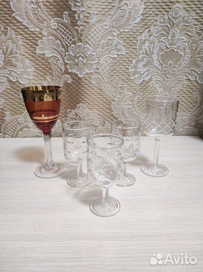 Фужеры, бокалы, рюмки, стопки СССР