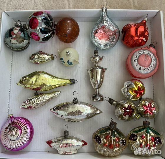 Елочные игрушки СССР