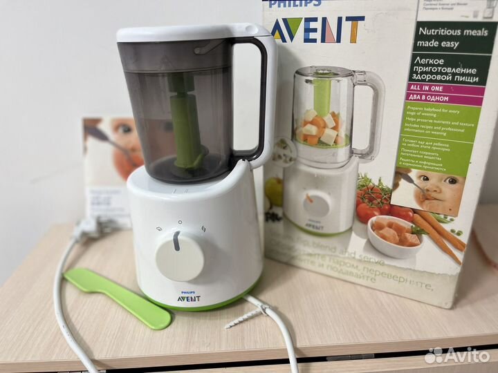Пароварка блендер philips avent 2 в 1
