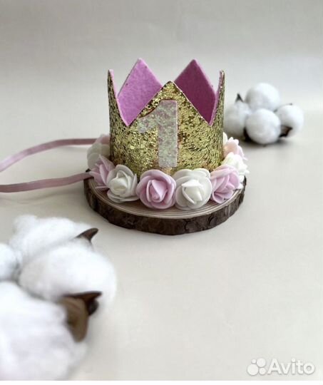 Ободок корона на 1 год