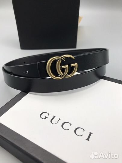 Тонкий ремень гучи