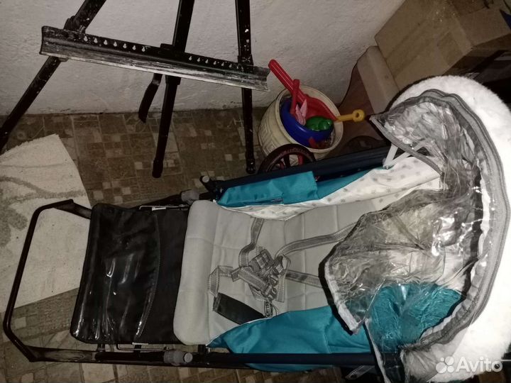 Детские санки коляска бу