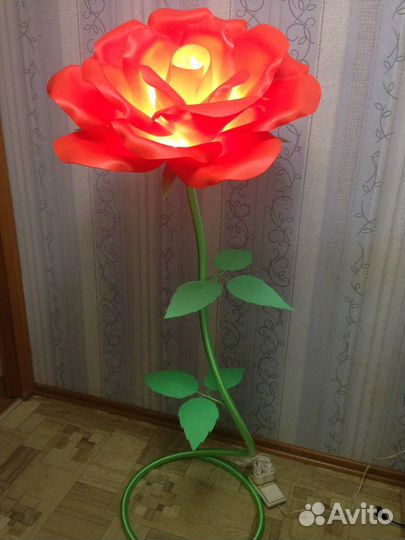 Гортензия розы цветы светильник