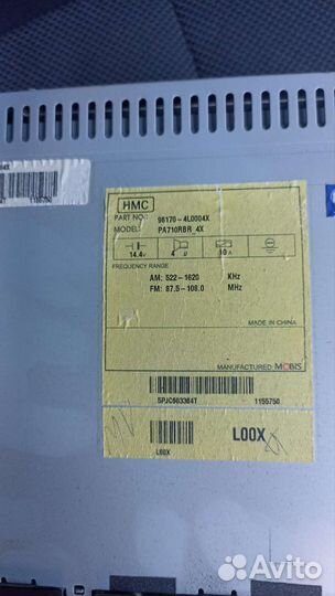 Штатная магнитола на hyundai solaris 1