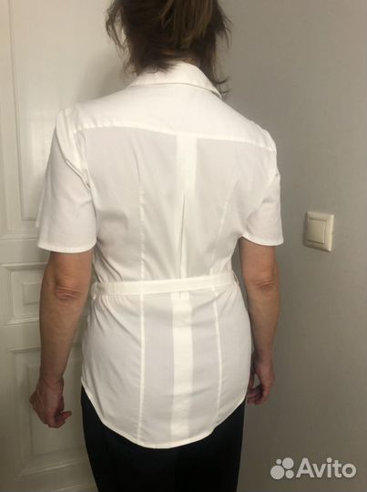Рубашка белая женская 44