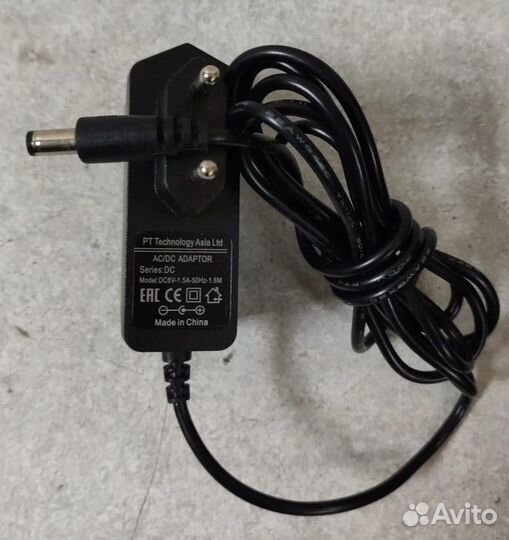 Блок питания внешний 6V 1.5A PT Technology DC6V-1