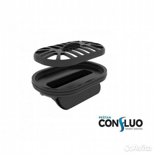 Душевой лоток Pestan Confluo Premium Gold Black Gl