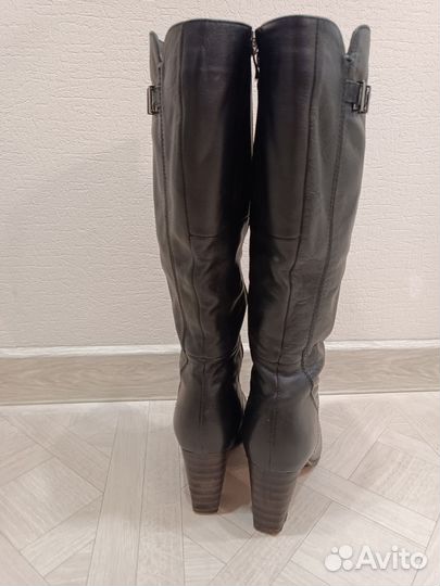 Сапоги женские натуральная кожа 39