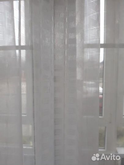 Белая органза новая готовая 3.80 м