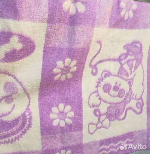 Одеяло байковое детское новое