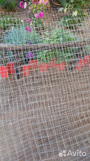 Сетка сварная оцинкованная куски б.у