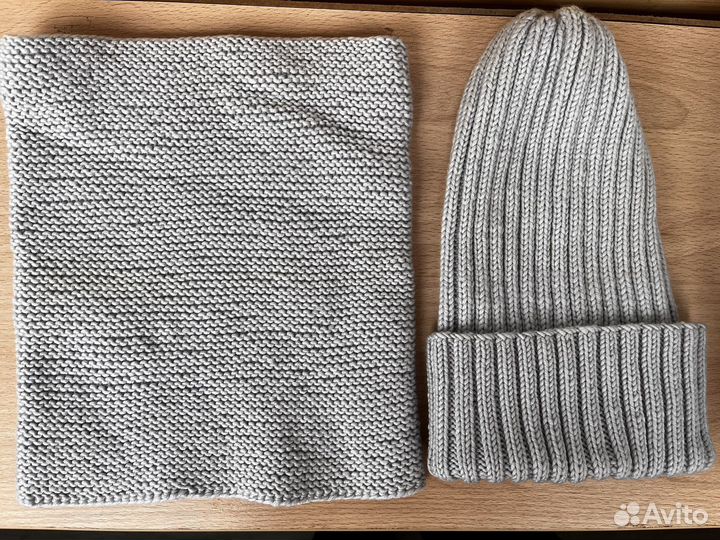 Комплект шапка и шарф 50-52