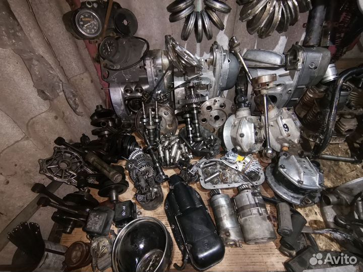 Двигатель картер блок мотоцикл Урал Днепр к750