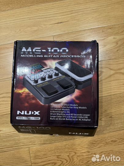 Гитарный процессор nux mg 100
