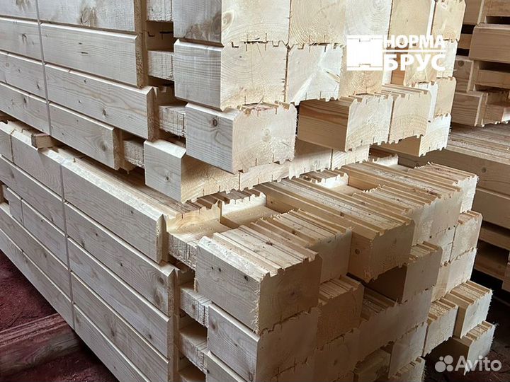 Домокомплект 200х200х6000 естественной влажности