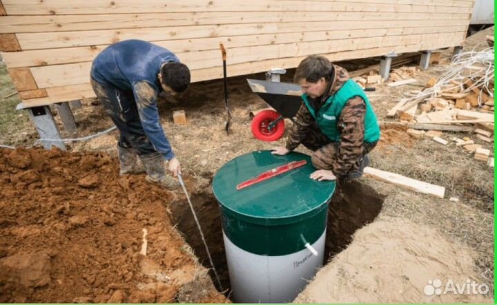 Септик под ключ с гарантией от производителя для дома и дачи