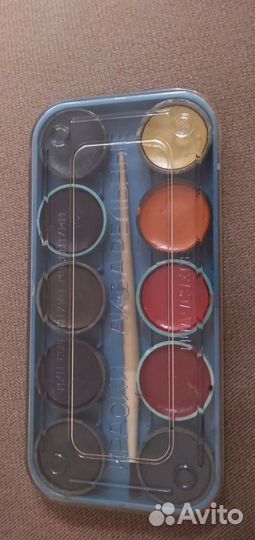 Краски акварельные полусухие винтаж