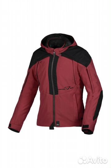 Motorradjacke Macna Territor Rot-Schwarz Damen Черный