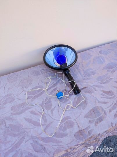 Синяя лампа рефлектор минина