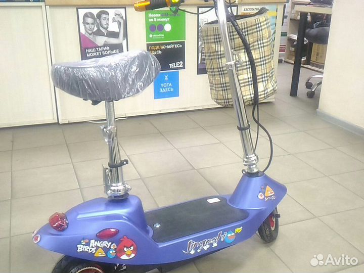 Электроскутер Angry Birds