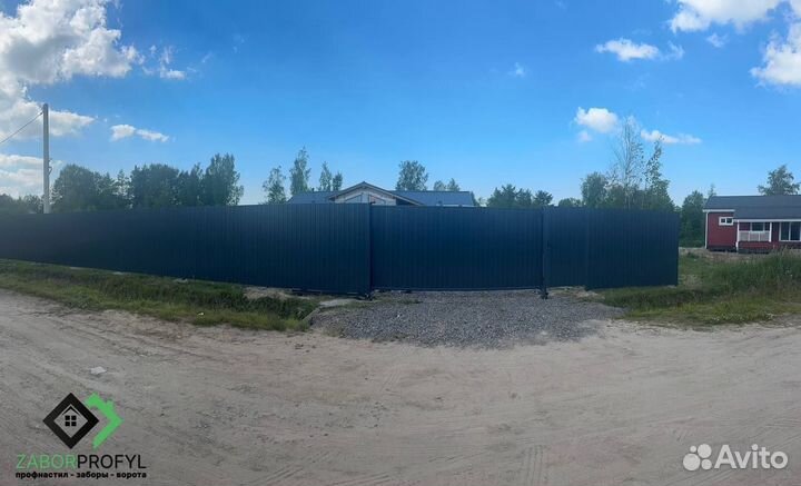 Заборы из профнастила / Заборы из штакетника