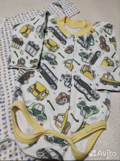 Боди Для Мальчика хлопок 100 Пакетом