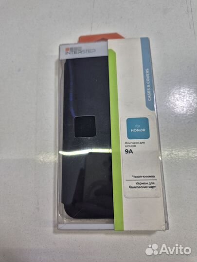 Чехол-книжка на Honor 9A с карманом для карт