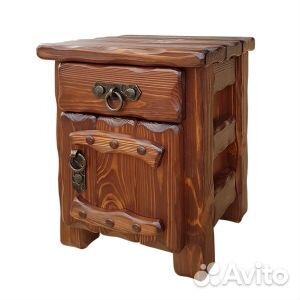 Тумба из массива сосны на заказ